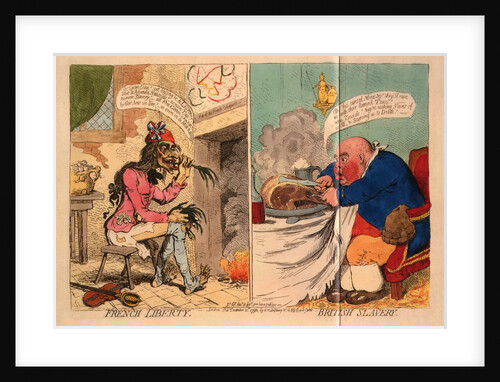French Liberty. British Slavery, 1792 by James Gillray