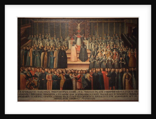 The betrothal in absentia of Marina Mniszech and False Demetrius in Krakow on 12 November 1605, Earl by Szymon Boguszowicz