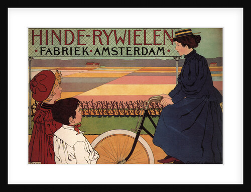 Hinde Rijwielen Fabriek Amsterdam, 1896 by Johann Georg van Caspel