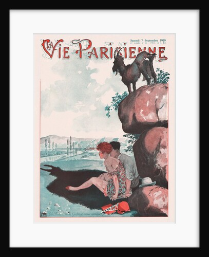 La Vie Parisienne Magazine Cover, 1929 by Georges Léonnec