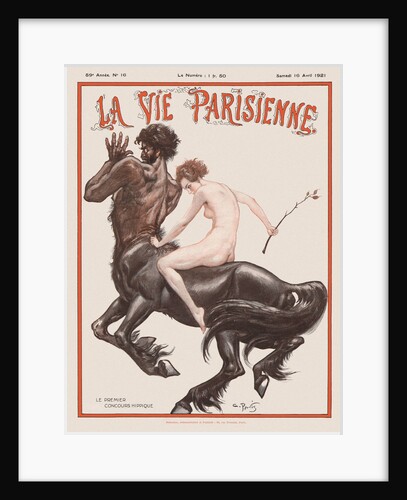 La Vie Parisienne Magazine Cover, 1921 by Anonymous
