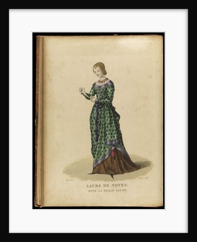 Laura de Noves, Late 18th cent by Georges Jacques Gatine