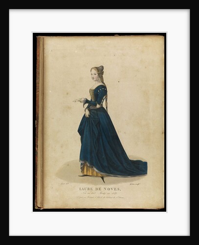 Laura de Noves, Late 18th cent by Georges Jacques Gatine