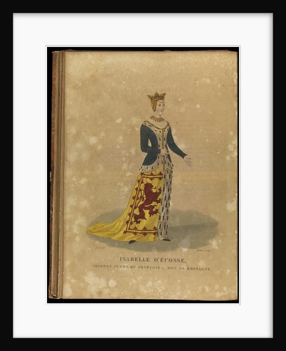 Isabella of Scotland, Duchess of Brittany, Late 18th cent by Georges Jacques Gatine