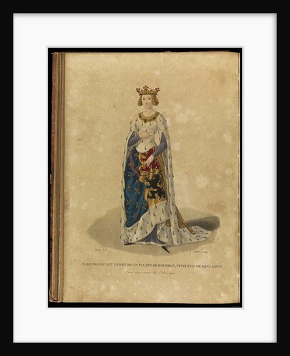 Mary of Avesnes, Late 18th cent by Georges Jacques Gatine