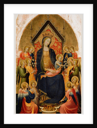 Madonna and Child with Musical Angels, c.1410 by Gherardo Starnina