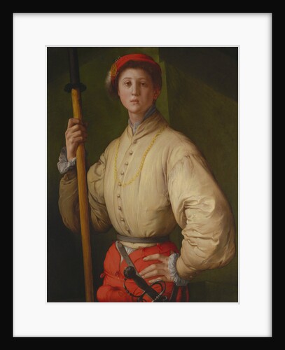 Portrait of a Halberdier (Francesco Guardi?), 1528-1530 by Pontormo