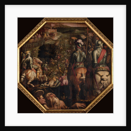 The Battle of Marciano in Val di Chiana, 1563-1565 by Giorgio Vasari