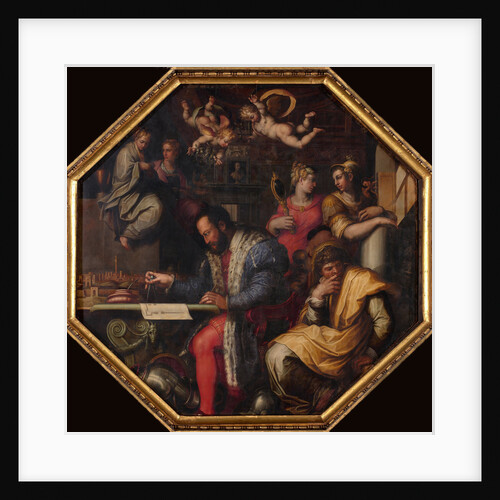 Cosimo studies the taking of Siena, 1563-1565 by Giorgio Vasari