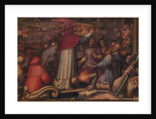 Pope Eugene IV disembarks at Leghorn to take refuge in Florence, 1563-1565 by Giorgio Vasari