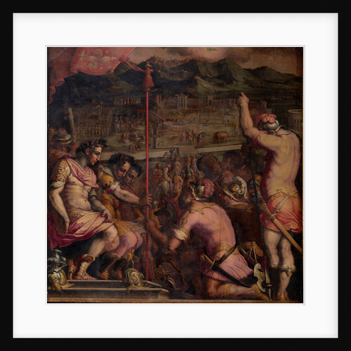 Foundation of Florentia, a Roman settlement, 1563-1565 by Giorgio Vasari