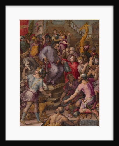 Lorenzo the Magnificent receives the tribute of the ambassadors, 1556-1558 by Giorgio Vasari