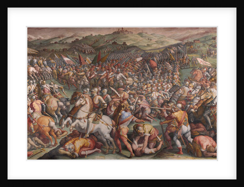 The Battle of Marciano in Val di Chiana, 1570-1571 by Giorgio Vasari