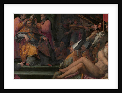 The election of Giovanni de Medici to papacy, 1555-1562 by Giorgio Vasari