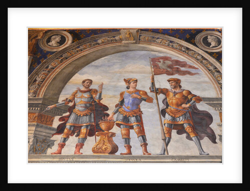 Decoration of the Sala dei Gigli, 1482-1484 by Domenico Ghirlandaio