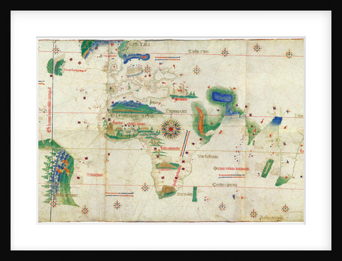 The Cantino planisphere, 1502 by Anonymous master