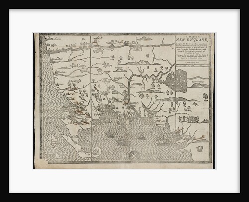The map of New England by John Foster