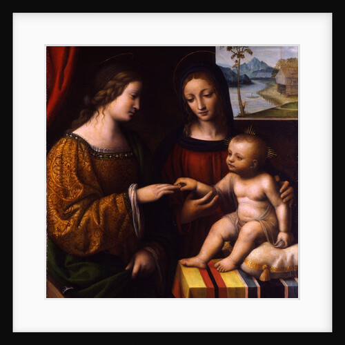 The Mystical Marriage of Saint Catherine, c. 1520 by Bernardino Luini