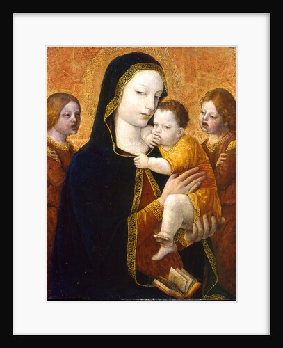 The Virgin and Child with two Angels, ca 1485 by Ambrogio Bergognone