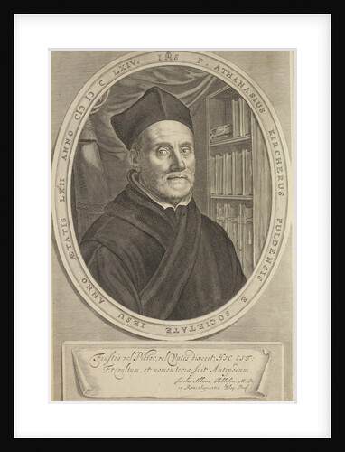 Portrait of Athanasius Kircher, 1664 by Cornelis Abrahamsz. Bloemaert II