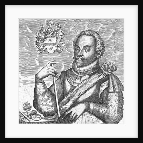 Portrait of Sir Francis Drake. (Frontispiece from The World Encompassed), 1628 by Anonymous