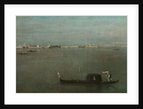 Gondolas on the Lagoon (Grey Lagoon), 1765 by Francesco Guardi