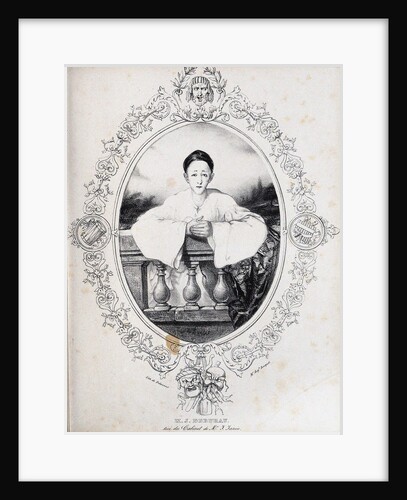 Jean-Gaspard Deburau as Pierrot, 1845 by Auguste Bouquet