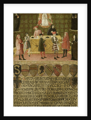 The office of the tax collector (Biccherna) of Siena, 1451-1452 by Anonymous