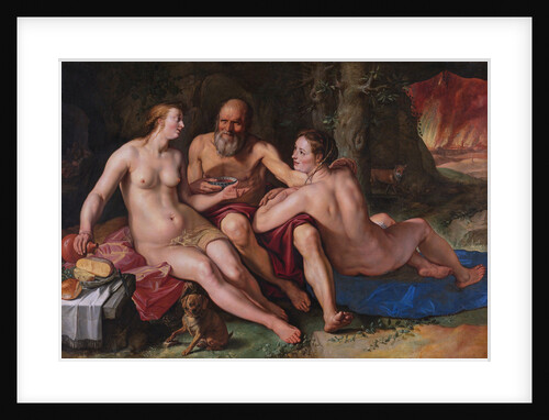 Lot and his Daughters, 1616 by Hendrick Goltzius