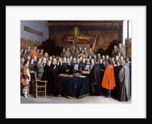 The Ratification of the Treaty of Münster, 15 May 1648, 1648 by Gerard Ter Borch the Younger