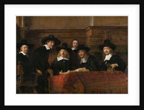 Syndics of the Drapers Guild (The Sampling Officials), 1662 by Rembrandt van Rhijn