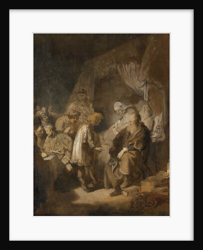 Joseph relating his dreams to his parents and brothers, 1633 by Rembrandt van Rhijn