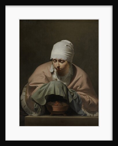 Young Woman Warming her Hands, 1646 by Caesar Boëtius van Everdingen