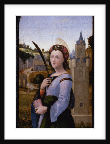 Triptych: Saint Barbara and her father Dioscurus, 1500 by Mariotto Albertinelli