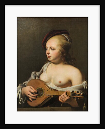 Cittern Player, ca 1637-1640 by Caesar Boëtius van Everdingen