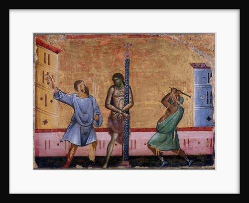The Flagellation of Christ, c. 1280 by Guido da Siena