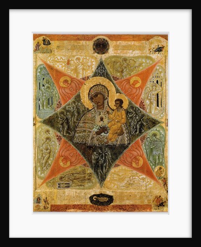 Mother of God of the Burning Bush, 16th century by Russian icon