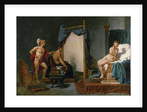 Apelles Painting Campaspe in the Presence of Alexander the Great by Jacques Louis David