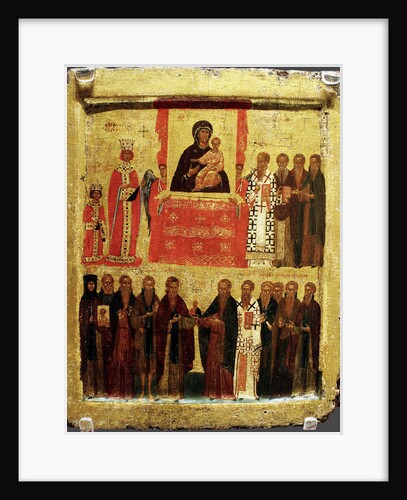 The Feast of Orthodoxy, 14th century by Byzantine icon