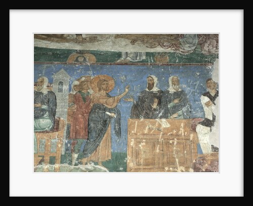 Christ Before Annas and Caiaphas, 12th century by Ancient Russian frescos
