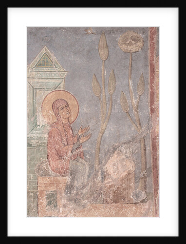 Saint Anne Praying, 12th century by Ancient Russian frescos