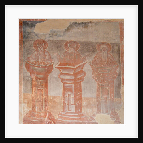 Saints Simeon Stylites the Elder, Simeon Stylites the Younger and Alypius the Stylite, 1378 by Theophanes the Greek
