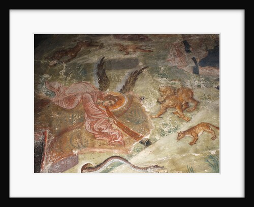 The Last Judgment. Detail: the earth gave up its dead, 1321-1322 by Anonymous