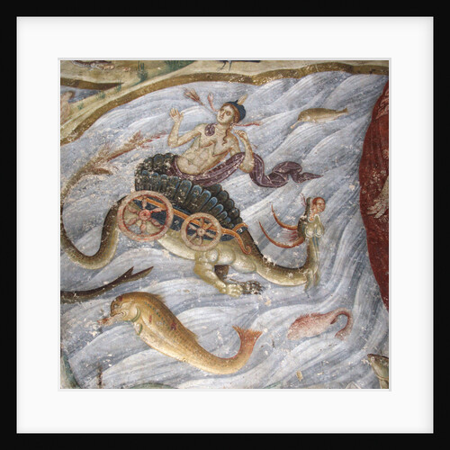 The Last Judgment. Detail: The sea gave up its dead, 1321-1322 by Anonymous