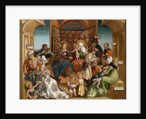 The Holy Kinship by Jörg Breu the Younger