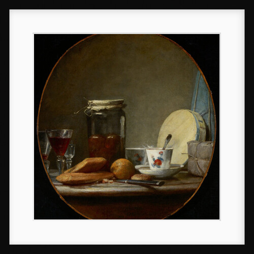 Jar of Apricots, 1758 by Jean-Baptiste Siméon Chardin