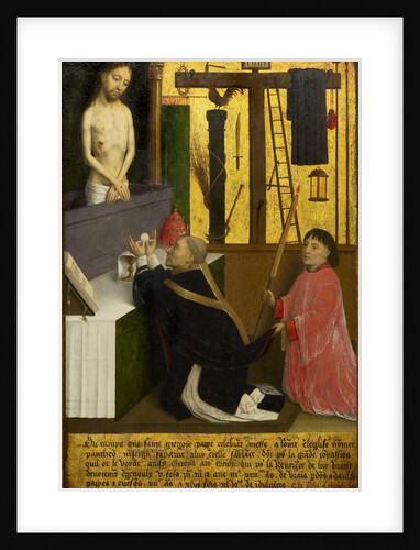 The Mass of Saint Gregory, ca 1460 by Simon Marmion