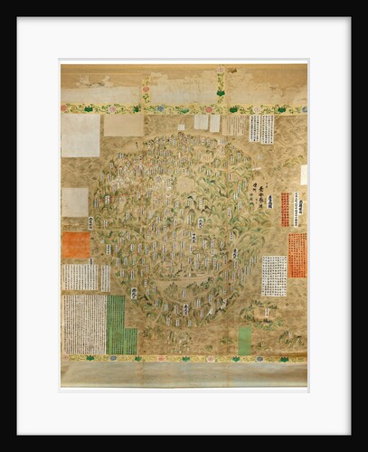 Buddhist map of the world, Early 18th cen by Anonymous master