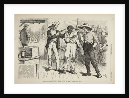Of Course He Wants to Vote the Democratic Ticket, 1876 by Arthur Burdett Frost