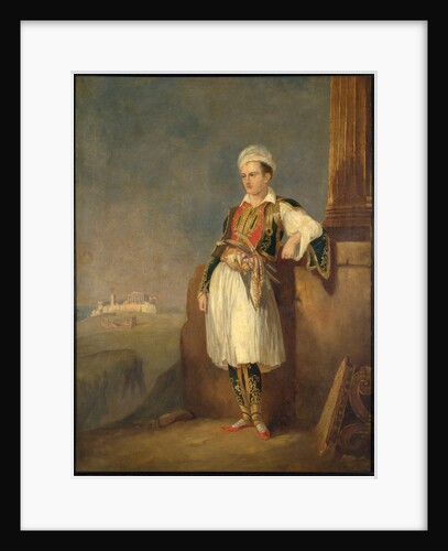 Portrait of the poet Lord George Noel Byron, 1830 by Anonymous